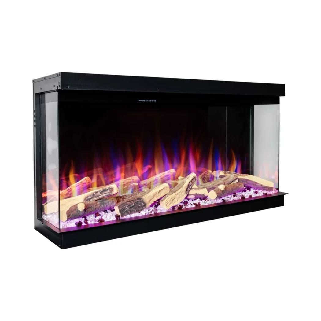 Aflamo SuperB 40 indbygget elektrisk pejs - 104 cm bred, Justerbar flamme og 1,5kW varmeeffekt