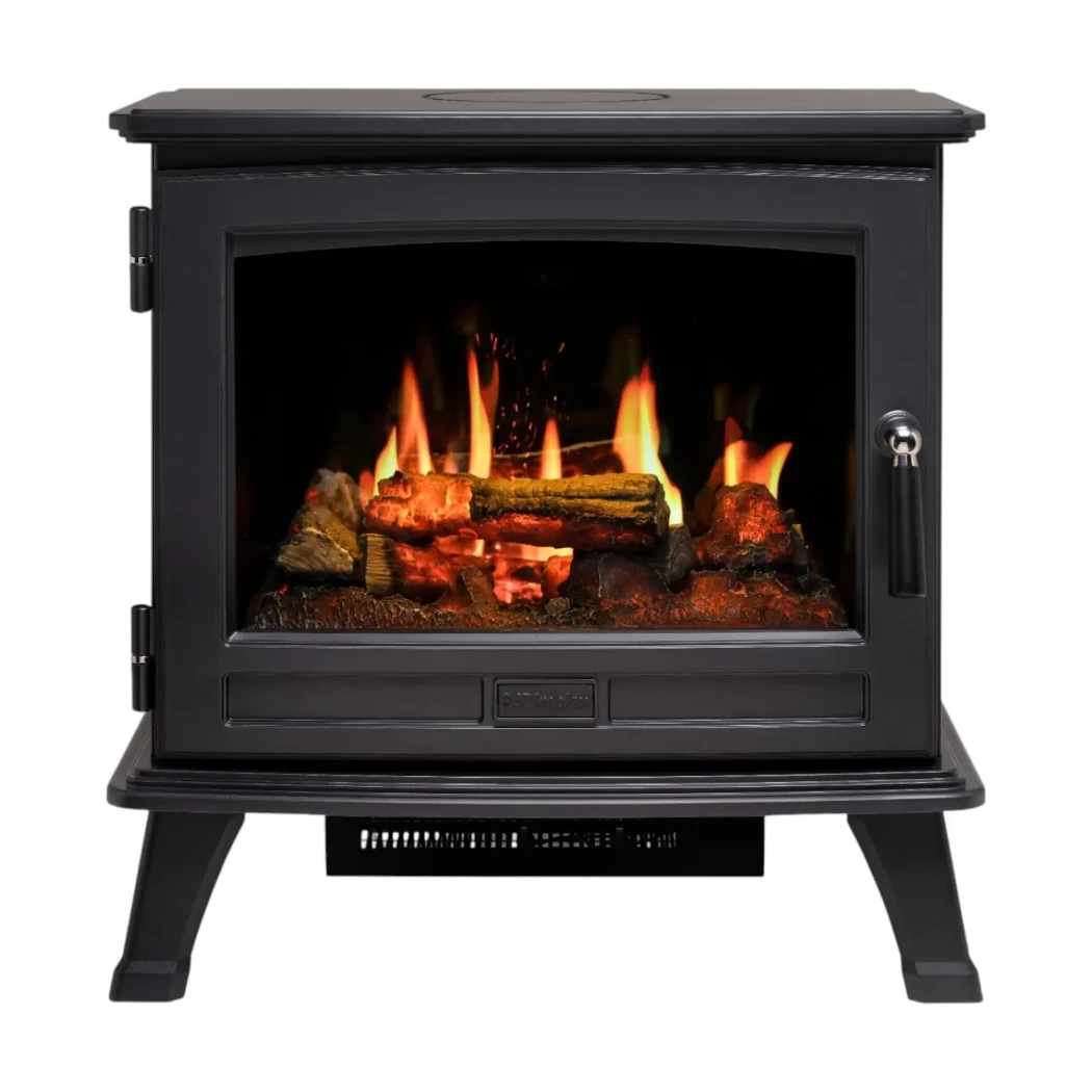 Dimplex Belgravia Fritstående Elektrisk Komfur – Opti-V Flammeffekt, 2kW Varmer