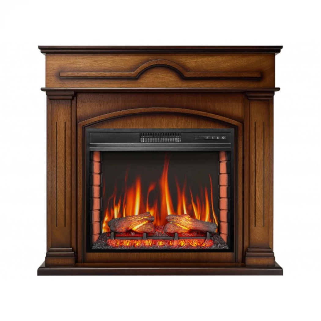 Inverno ArtiLED 28 Fritstående elpejs i Antik Eg - Artiflame elektrisk pejs - energibesparende funktioner
