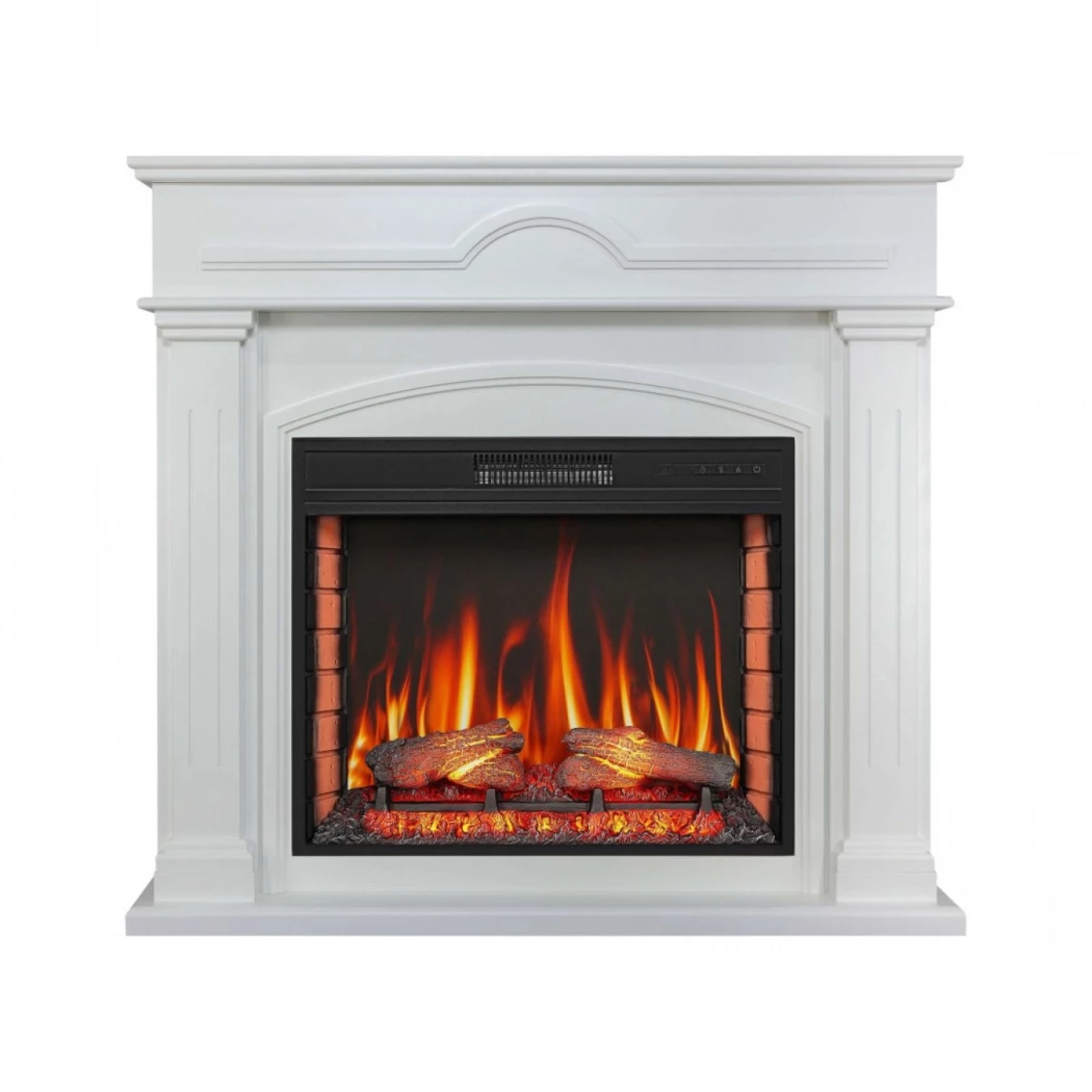 ArtiFlame Inverno ArtiLED 28 Hvid - Elektrisk Pejs - fritstående elpejs - LED-flammeeffekt