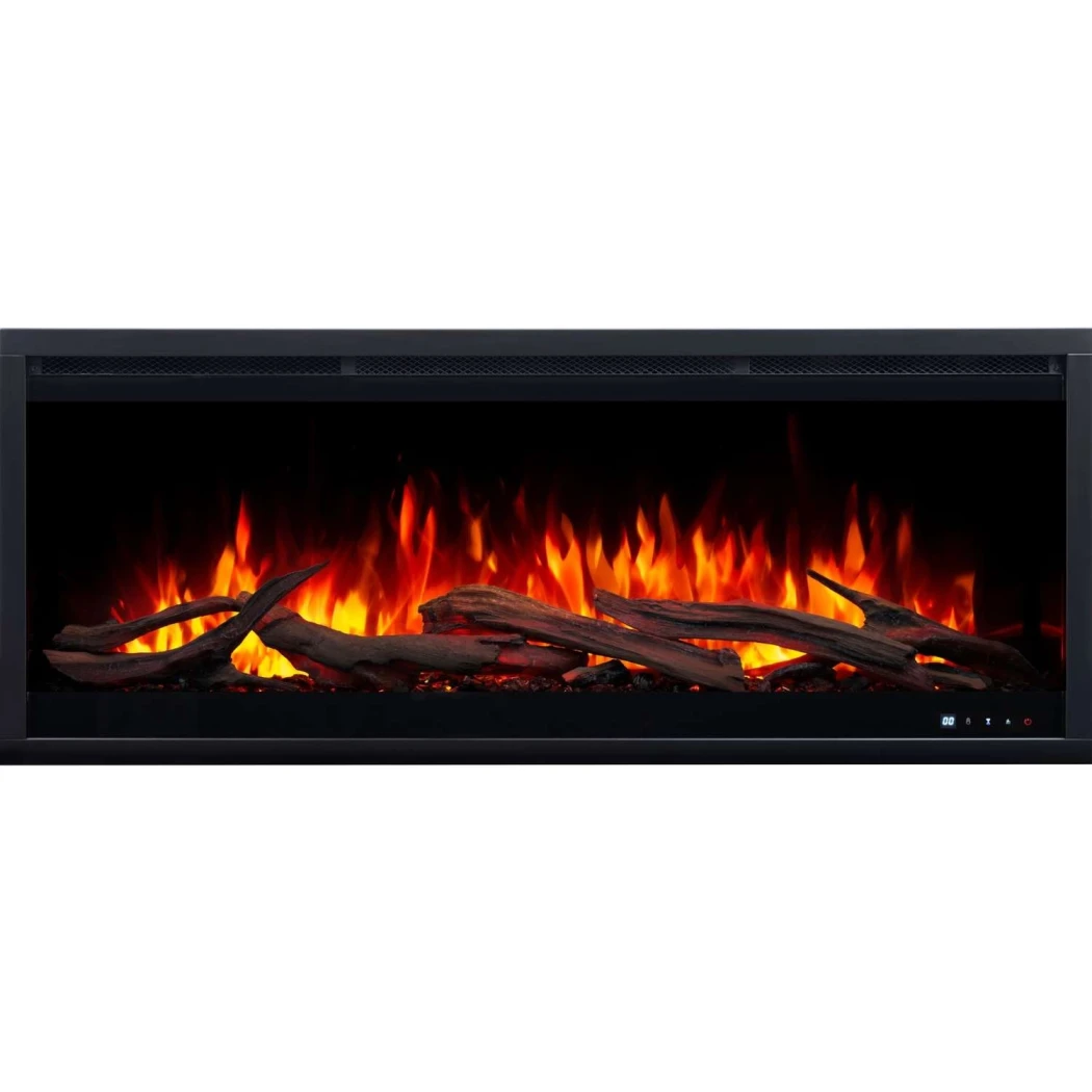 Aflamo Royal 3D 120 cm Elektrisk Pejs – Indbygget, 3D Flamme, 1,5 kW Varme, App-styring