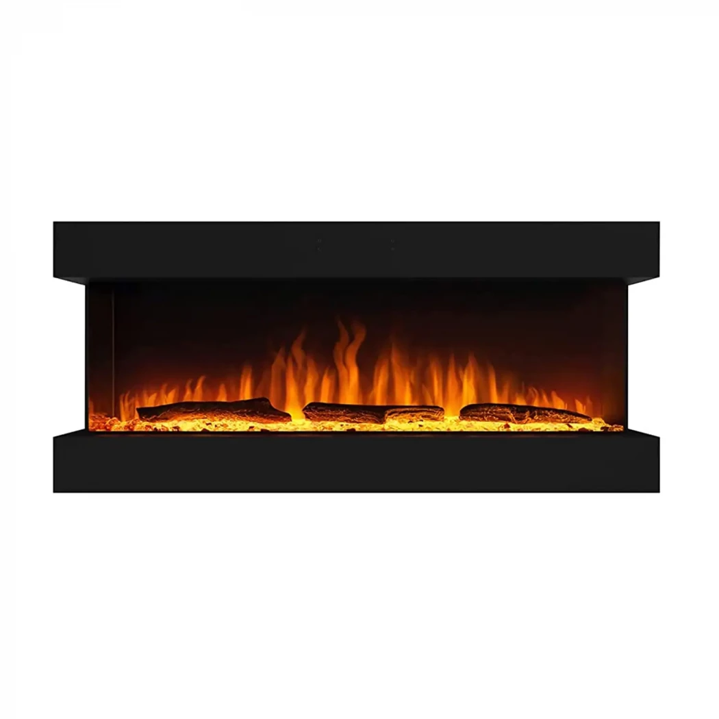 Feroza 137 cm - Væghængt Elpejs fra ScandiFlames - 1500W varmeeffekt - 3 Flammefarver