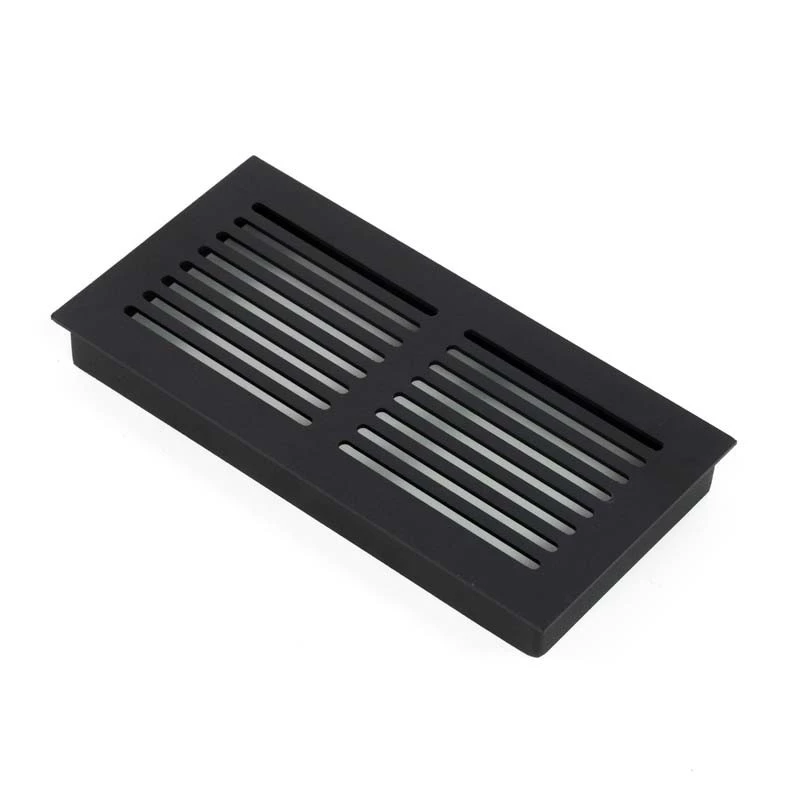Ventilationsrist til pejs - Sort | El-pejs.dk