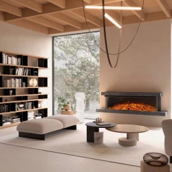 La Nordica Lumen 1600 elektrisk pejs med rammesæt i antracit