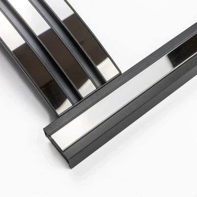 Sway Classic Elektrisk Pejs med Sort/Krom Frontpanel – Indbygget Elektrisk Pejs