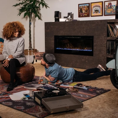 Dimplex Prism 50" - Elektrisk pejs til montering på væggen eller indbygning i væggen