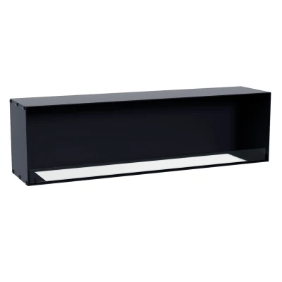 Foco Myst One 1800 – Indbygget hybridpejs med frontglas Foco Myst One 1800 – Hybridpejs med én åben side og Opti-Myst teknologi