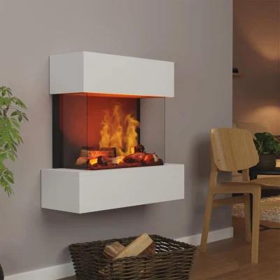 Dekorationssæt lavet af ægte træ til Opti-Myst Cassette 400/600, produceret af GlowFire i Tyskland.