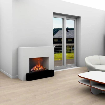 Hauptmann Glow Fire Glow Fire Hauptmann - OMC 600 | Fritstående vanddamp pejs, 90 cm x 110 cm x 45 cm