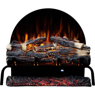 Spark Standset Elektrisk Pejs | Fritstående Indsats | Realistisk LED Flamme & Varme Kontrol