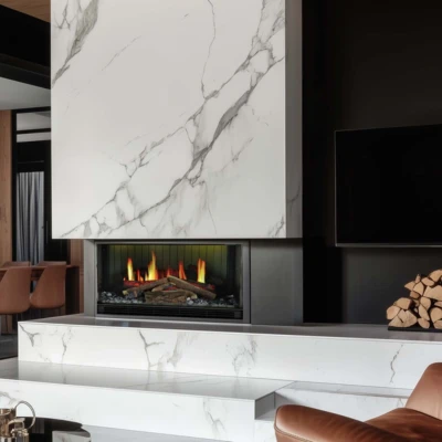 Vista 70 I elpejs fra Dimplex – sort, 1-sidet indbygningsmodel