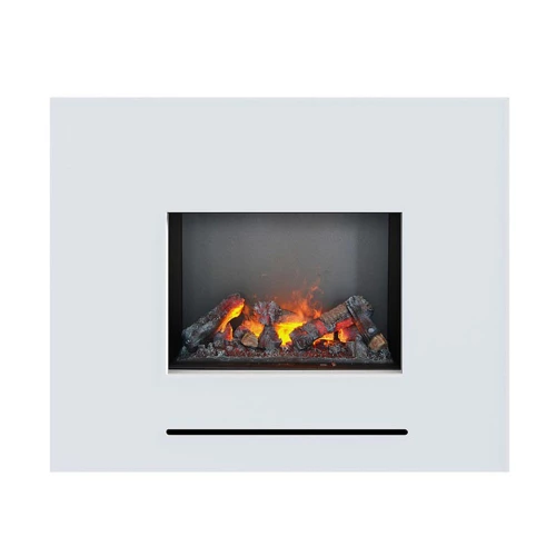 Glow Fire Lessing - Motor 56-600 | Fritstående vanddamppejs med varme, 90 cm x 110 cm x 35 cm
