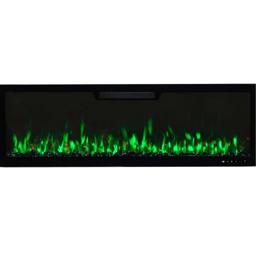 Aflamo Elite 153 cm sort vægmonteret elektrisk pejs