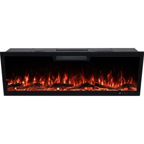 Aflamo Elite 213,3 cm sort vægmonteret elektrisk pejs