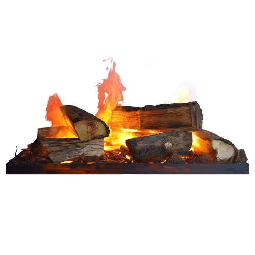 Dekorationssæt lavet af ægte træ til Opti-Myst Cassette 400/600, produceret af GlowFire i Tyskland.