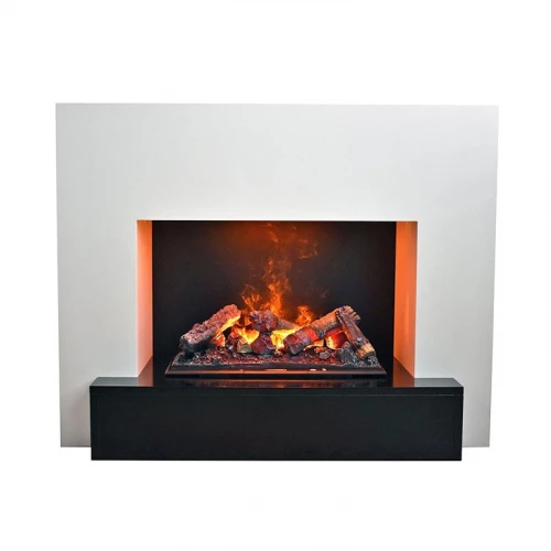 Glow Fire Hauptmann - OMC 600 | Fritstående vanddamp pejs, 90 cm x 110 cm x 45 cm