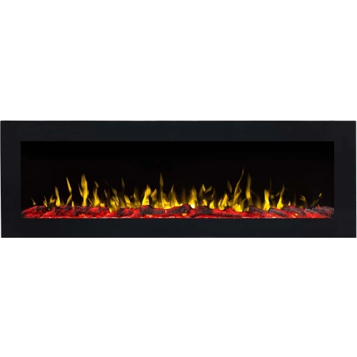 Aflamo Pride 166 cm vægmonteret elektrisk pejs med LED-flammer