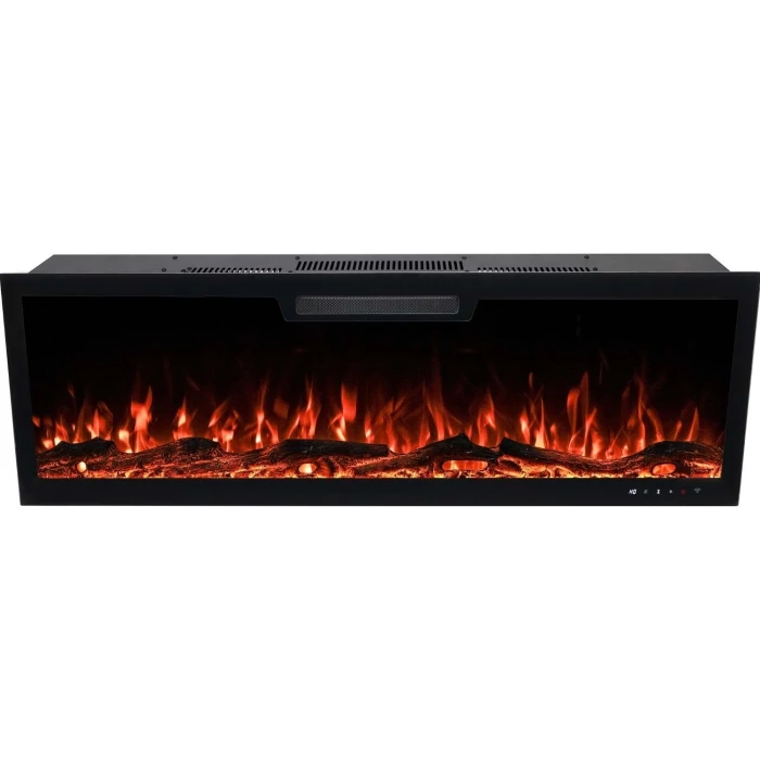 Aflamo Elite 213,3 cm sort vægmonteret elektrisk pejs