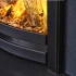 Sway Elegance el-pejs med sort og nikkel frontpanel – Indbygget elektrisk pejs
