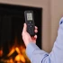 Sway Elegance el-pejs med sort og nikkel frontpanel – Indbygget elektrisk pejs