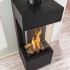 Trimline Quartz fritstående gaspejs