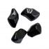 Black crystals dekoration til gaspejs