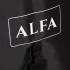 Overtræk til Alfa Forni 4 PIZZE - CLASSICO i sort, designet til udendørs brug og beskyttelse.