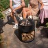 Brændetønde med grill