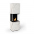 Planika Rock Daze og Laurent automatisk BEV biopejs med Dekton ramme i marmor-look