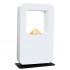 Safretti Curva XT - Hvid 2-sidet fritstaaende biopejs
