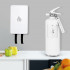 Nordic Flame Brandtæppe i Hvid Design Boks