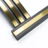 Sway Classic el-pejs med messing frontpanel – Indbygget elektrisk pejs
