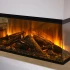 British Fires Deluxe Real Logs - Håndmalet dekorationstræ til elektriske pejse