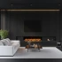  Dimplex Ignite Ultra 74 - Indbygget elektrisk pejs