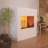 Glow Fire Goethe Elektrisk Pejs OMC 600 – Realistisk Flamme, Miljøvenligt Design, Fritstående (Hvid)