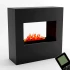 Goethe Sort OMC 600 – Realistisk Flamme, Miljøvenligt Design, Fritstående (Sort)