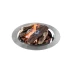 Happy Cocooning Stor Rund Gasbrænder til indbygning i bord - Diameter 48 cm