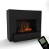 Glow Fire Hauptmann Sort - OMC 600 | Fritstående Vanddamp Pejs, 90 cm x 110 cm x 45 cm