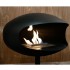 Cocoon Pedestal i sort med sort fod