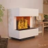 Glow Fire Kleist elektrisk damppejs – Opti-Myst Cassette 600, hvid, 90 cm x 50 cm x 80 cm