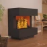 Glow Fire Kleist Sort - OMC 600 | Fritstående Vanddamppejs – Sort, 90 cm x 50 cm x 80 cm