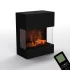 Glow Fire Kästner Sort - OMC 600 | Fritstående Vanddamp Pejs, 89 cm x 70 cm x 40 cm