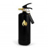 Nordic Flame Brandslukker 2 kg - Sort med guld emblem