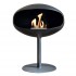 Cocoon Pedestal i sort med sort fod