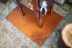 Floor plate i corten steel til havepejse