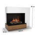 Glow Fire Planck Venstresidet - OMC 600 | Fritstående Vanddamppejs, 90 cm x 109 cm x 53 cm