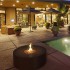 Planika Galio Fire Pit Black Automatisk udendørs gaspejs
