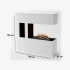Glow Fire Schiller Pocket Elektrisk Pejs Hvid – Moderne Fritstående Design med Vanddamp
