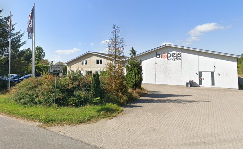 Biopejs-shops lagerbygning